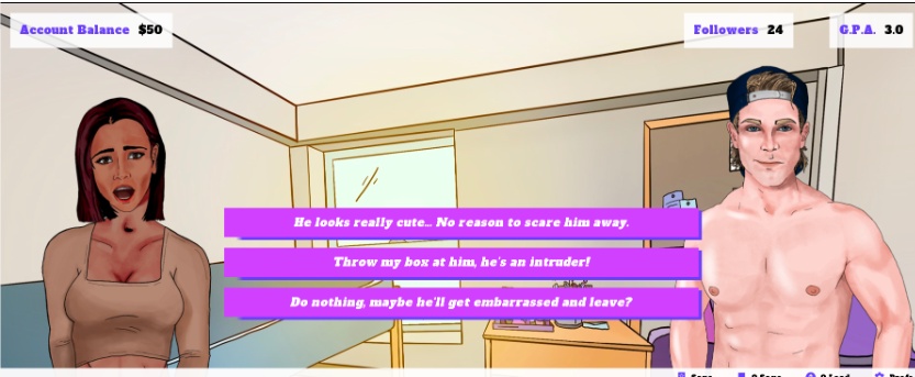 [欧美SLG/汉化/2D] 大学热潮 College Craze v0.6 汉化版 [百度][百度][2G]』