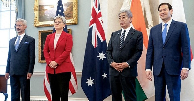 7月1日，东京见证了美日印澳“四边机制”外长会议的落幕，其联合声明简洁有力，直指中国-IS