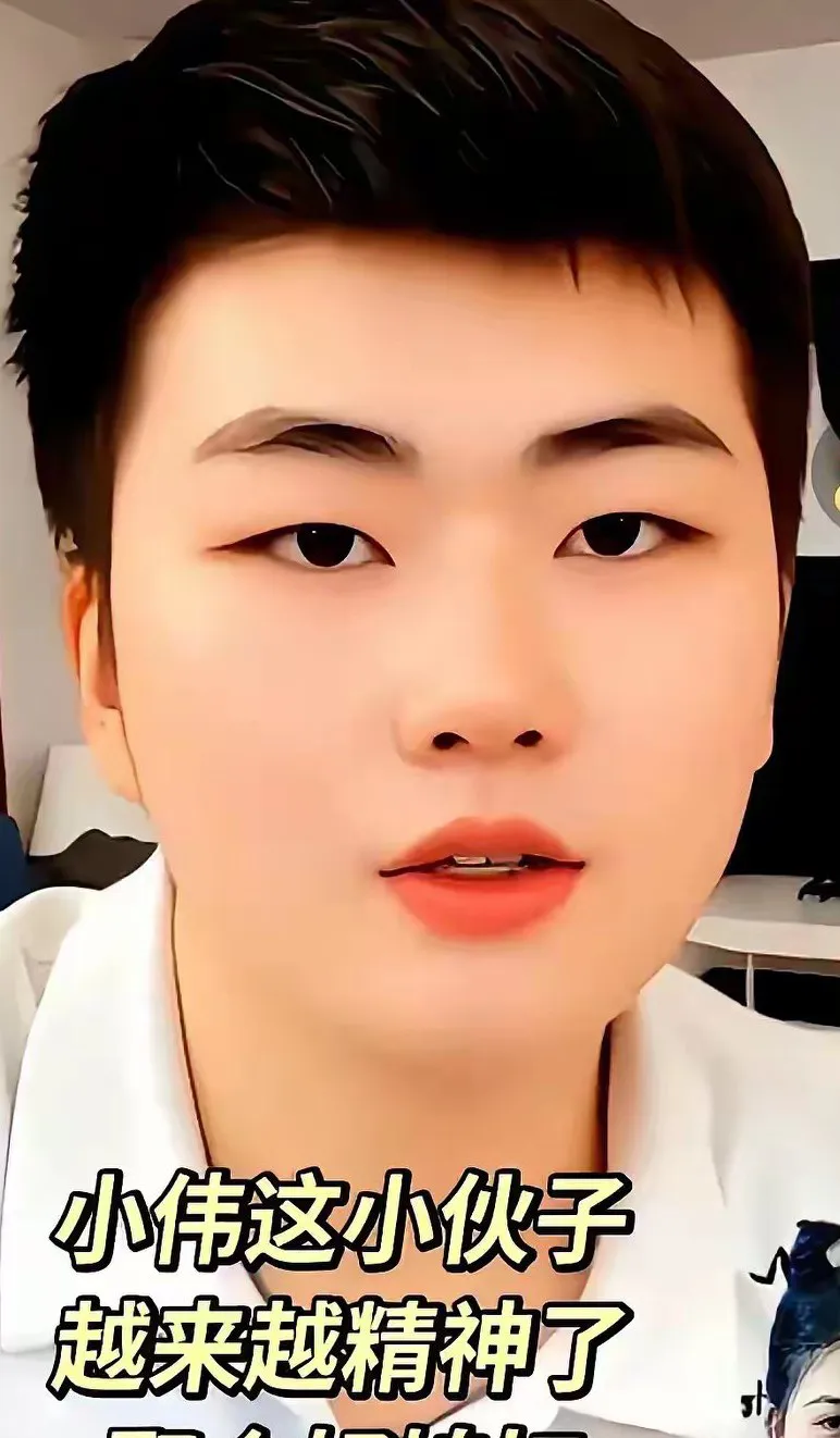 自从小伟与陈亚楠分开后，他仿佛脱胎换骨，直播间中的他讲述故事时从容不迫，面容和善，举止不卑不亢-IS